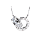 Eternal Roman Crystal Jewellery Set – Stainless Steel & Cubic Zirconia