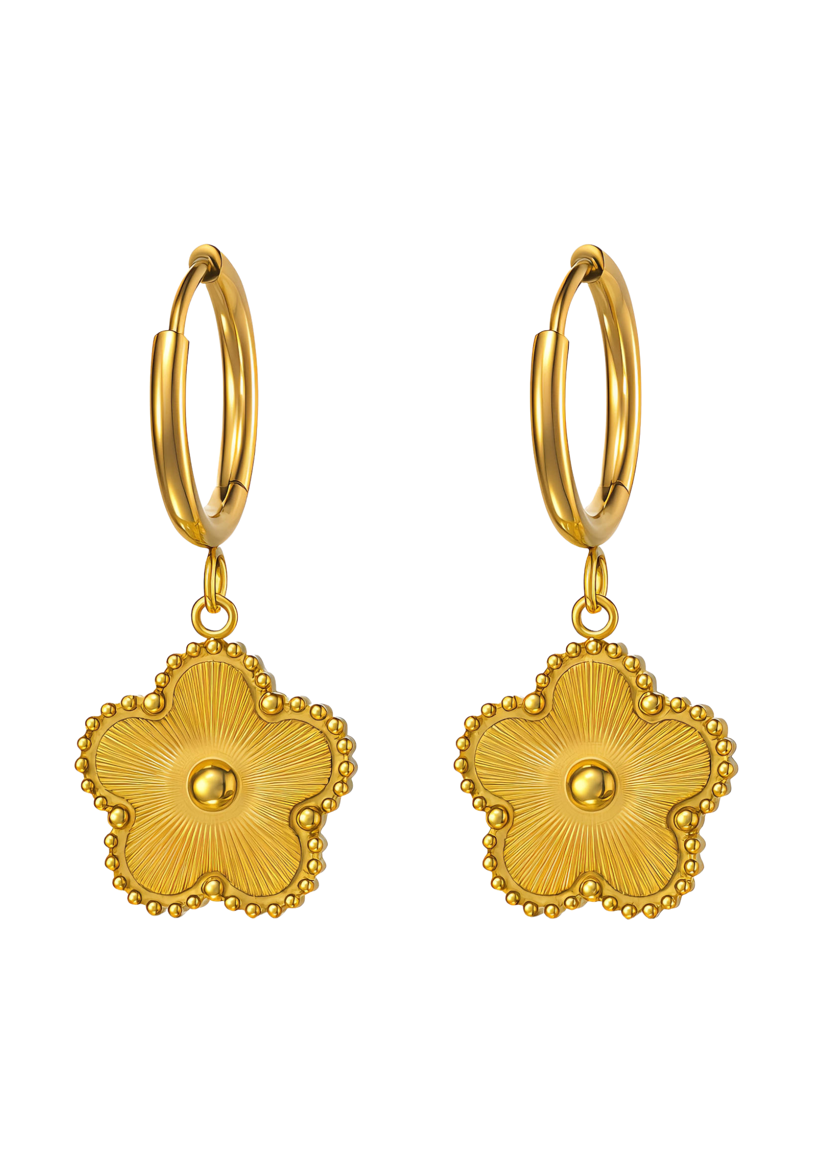 Golden Fleur Jewellery Set – 18K PVD Gold Plated Stainless Steel