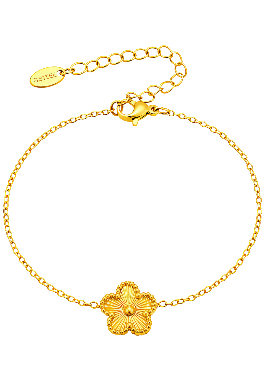 Golden Fleur Jewellery Set – 18K PVD Gold Plated Stainless Steel