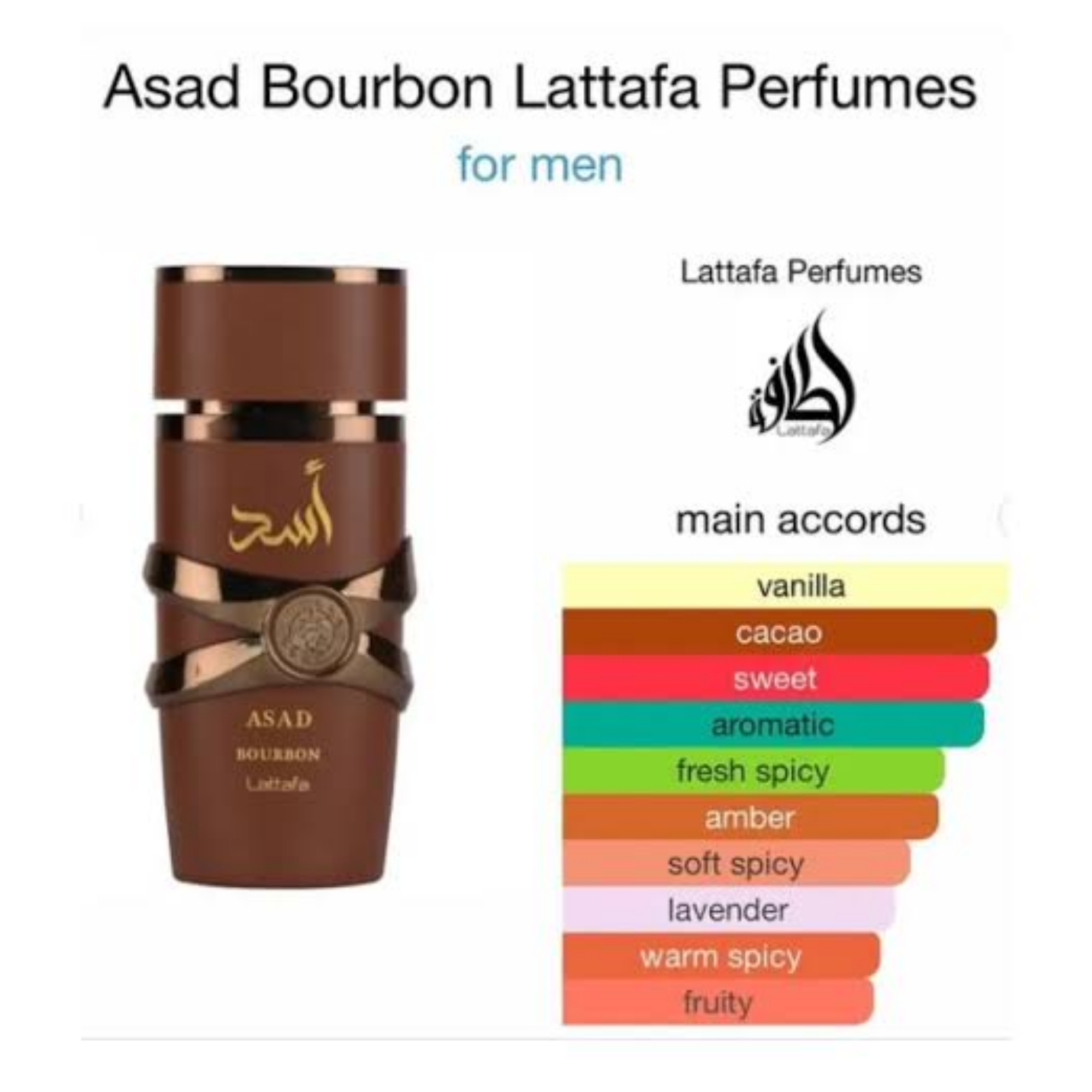Asad Bourbon Eau de Parfum 100ml – Lattafa