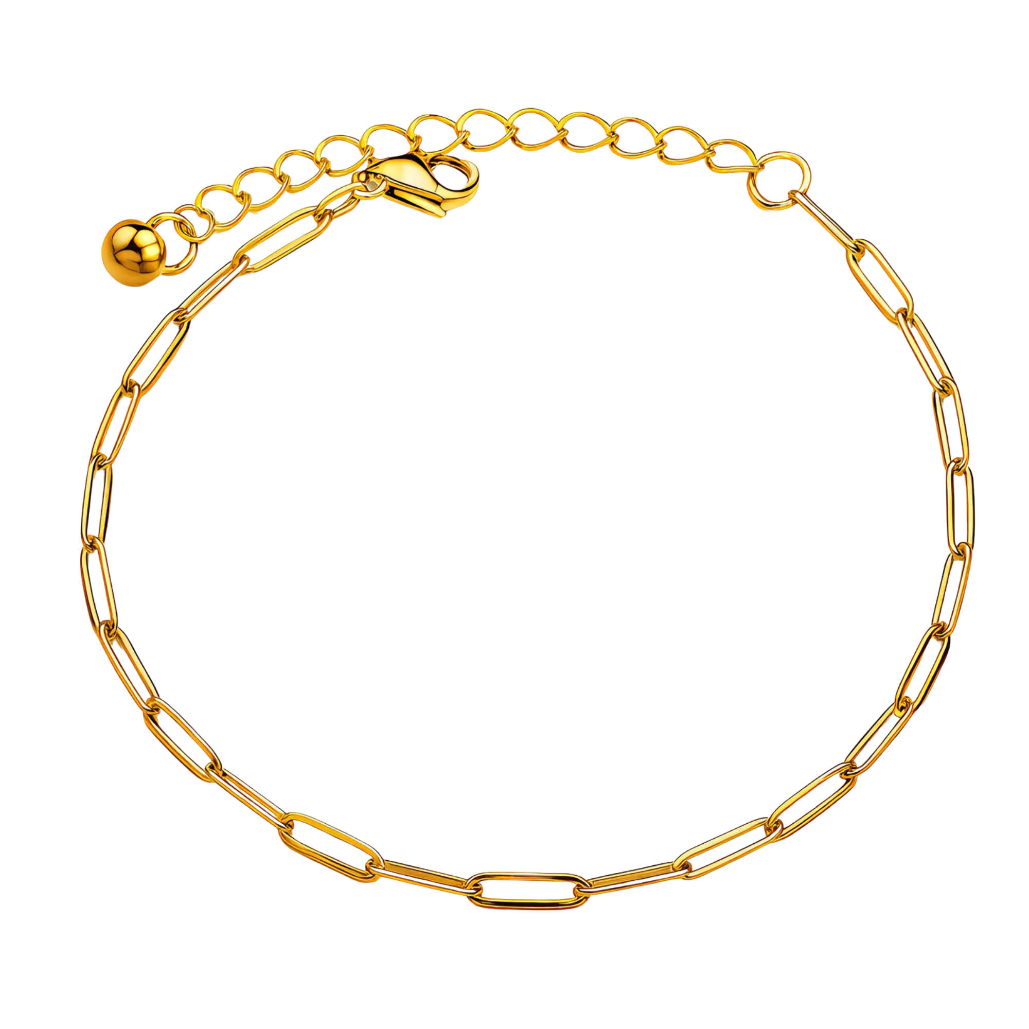 Gold Chain Anklet – 18K Gold-Plated Waterproof Jewellery